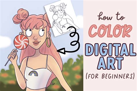 how to color in digital art and explore the magical world of color theory