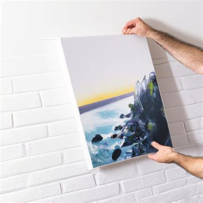 how to hang canvas art without frame: why do we need to consider the weight of the canvas?