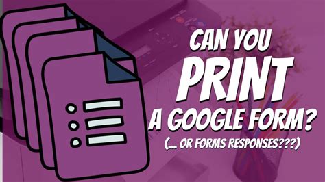 how to print a google form